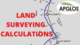 Land surveying calculations with GPS and Apglos Survey Wizard