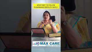 What diet to follow to increase fertility Rate|Dr. G Naga Sudha Lakshmi | #shorts | #visakhapatnam |