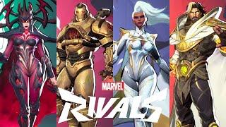 Marvel Rivals Alpha - All Characters & Skins Showcase (4K 60FPS)