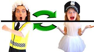 MIXED UP CLOTHES Biggy the Policeman Pretend Play w/ The Norris Nuts