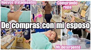 DE COMPRAS CON MI ESPOSO️ +MÁS TRATAMIENTOS PARA MI CUERPO +MEZCLA DE DETERGENTE PARA LA ROPA