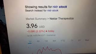  Nektar Therapeutics NKTR Stock Trading Facts 