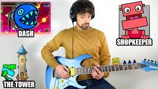 Geometry Dash sounds on guitar