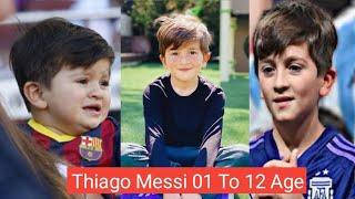 Thiago Messi (Messi's Son) Age Transformation From Age 01 To 12 Years Old #messi #football