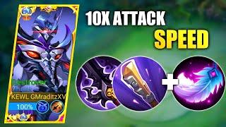 ZHASK DAMAGE HACK BUILDATTACK SPEED BUILD(ATK SPEED HACK) ZHASK BEST BUILD 2023 | MOBILE LEGEND