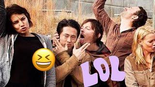 The walking dead cast funny moments that will make you drop your cookies!