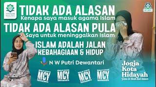  SAMBIL BERURAI AIR MATA, PUTRI MENGUCAP SYAHADAT DI MCY | MUALAF CENTER YOGYAKARTA