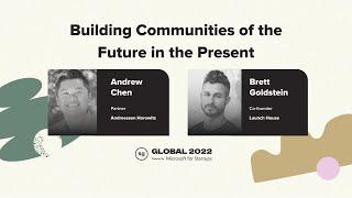 Building Communities of the Future in the Present (Startup Grind Global 2022)
