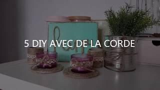 5 IDÉES DE DIY AVEC DE LA CORDE