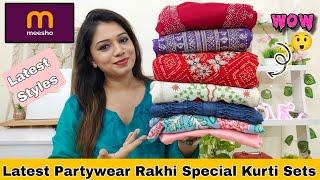  Meesho Partywear Kurti Set Haul Starting Rs.516|Meesho Latest Kurti Sets ️l Meesho Haul