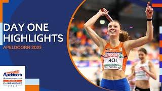 Day ONE Highlights | European Athletics Indoor Championships | Apeldoorn 2025