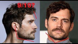 What makes Henry Cavil near the mathematically perfect face? - Celebrity face analysis