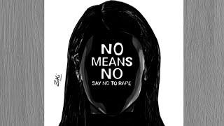 Drawing 'Say NO to Rape' awareness