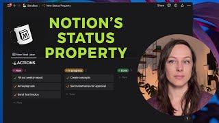 Notion's New STATUS property - Task Management