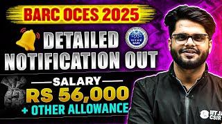 BARC Scientist Recruitment 2025 | OCES DGFS | BARC OCES 2025 | BARC Detailed Notification Out