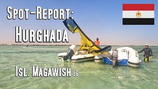 Spot-Report: Hurghada, Magawish Island, Ägypten. Harry Nass, Wingfoilen, Kitesurfen, Windsurfen