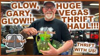 GLOW, GARY, GLOW!!! HUGE VEGAS THRIFT HAUL!!! Join The Journey on Picker Road!