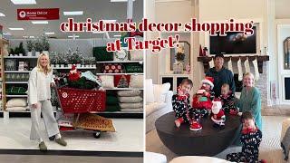 Target shopping & decorating for Christmas during hurricane Nicole!