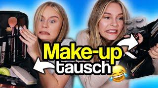 Meine SCHWESTER und ICH tauschen unser MAKE-UP   | Dagi Bee