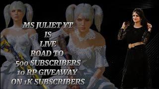 Singing night with MS Juliet | Juliet is live on pubg | pubg mobile is live | girl gameplay