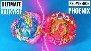 Valt vs Phenomeno! Ultimate Valkyrie vs Prominence Phoenix Beyblade Dynamite Battle