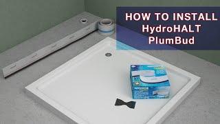 HydroHALT PlumBud installation - Easy as Stick and Seal