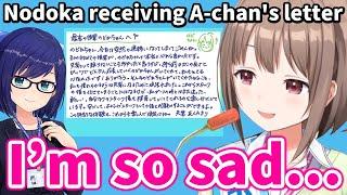 Nodoka tells us her feeling about A-chan's resignation【Hololive/Eng sub】