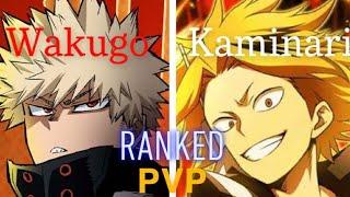 Wakugo and Kaminari Ranked PVP Team-Up! MHA: Strongest Hero