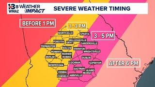 13WMAZ+ Weather Impact Live Forecast ahead of strong storms in the Southeast