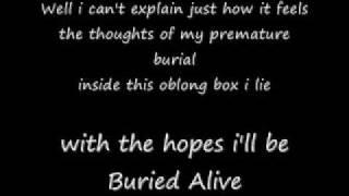 Buried Alive Lyrics By Creature Feature