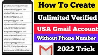 How to create Verified USA Gmail Account in 2022 || Create Unlimited Verified Gmail in 2022