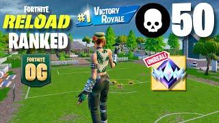 OG Fortnite Reload RANKED | High Kill Solo Zero Build Gameplay | Keyboard & Mouse