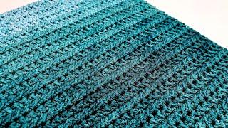 Quick and Easy Crochet Stitch Tutorial - Knotted Half Double Crochet