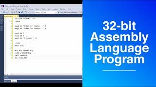 multiplication program | Assembly Language Programming Tutorial | Assembly Language | Mips | Irvine