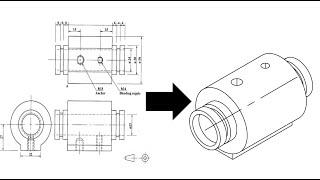 How to Draw an Isometric Drawing from an Orthographic Drawing TD Past paper