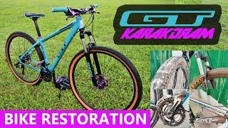 Bike Restoration - GT Karakoram Turquoise & Purple Restoration + 50K Subscribers Giveaway