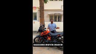 10 Accessories on my my KTM 390 Adventure SW | 1more_ride #ktm #ktm390adventure #bike #accessories