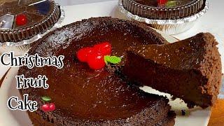 Christmas Fruit Cake, Black Cake, Rum Cake, easy step by step recipe (Perfect Recipe)