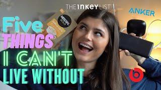 5 THINGS I CAN'T LIVE WITHOUT l TECH, SKINCARE, COFFEE l LIVEFITELLE