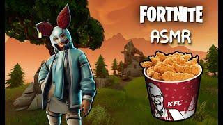 ASMR Gaming | FORTNITE KFC MUKBANG SPECTATING | Whispering 