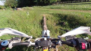 KTM Elektro Motocross Enduro on my Backyard