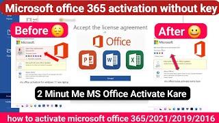 How to Activate Microsoft office 365/2021 | how to activate microsoft office 365 without product key