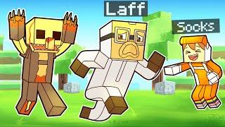 Trolling Laff with the PARASITE MINECRAFT MOD (hilarious)