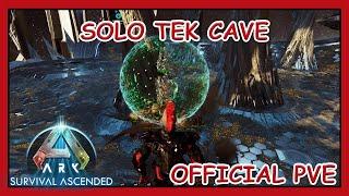 Ark Ascended | Solo Tek Cave | Official PVE | The Island