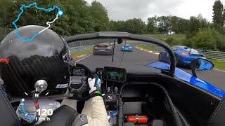 NÜRBURGRING NORDSCHLEIFE ONBOARD - Crazy Porsche driver on a slippery track  - Dallara Stradale