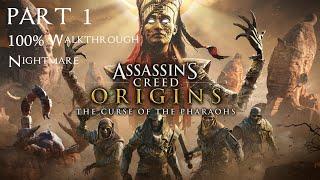 Assassin's Creed: The Curse of the Pharaohs (Nightmare) Walkthrough 100% - Part 1 (No commentary)
