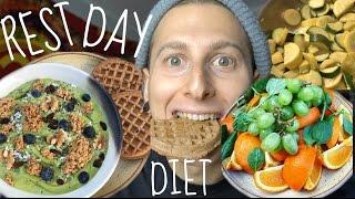 WHAT I EAT IN A DAYREST DAY DIETHigh Carb Low Fat & FUN