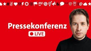 Pressekonferenz mit Kevin Kühnert: Kommunalwahl Thüringen, Sylt-Video, Rentenpaket II