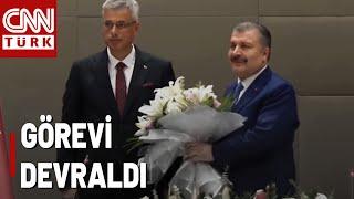 Sağlık Bakanlığı'nda Devir Teslim! Kemal Memişoğlu, Fahrettin Koca'dan Görevi Devraldı