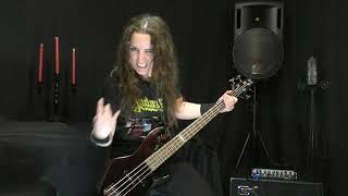 Metallica -  "Enter Sandman" bass cover by Adina Blase